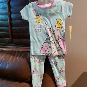 Infant/ Toddler Girls 24M Dumbo Pj Set